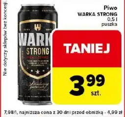 Carrefour Express Piwo WARKA STRONG oferta