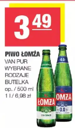 SPAR mini Piwo łomża van pur oferta