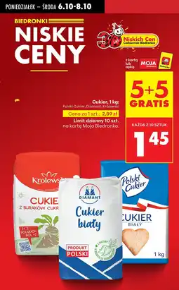 Biedronka Cukier biały 1 kg Polski Cukier oferta