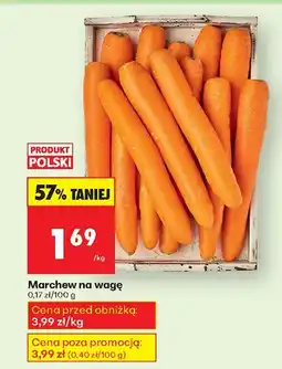 Biedronka Marchew na wagę Biedronka oferta