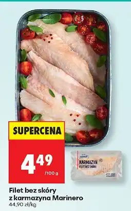 Biedronka Filet bez skóry z karmazyna Marinero oferta