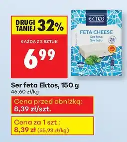 Biedronka Ser feta Ektos 150 g oferta