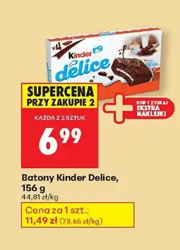 Biedronka Baton Kinder Delice, 156 g oferta