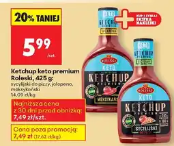 Biedronka Ketchup keto premium Roleski, 425 g oferta