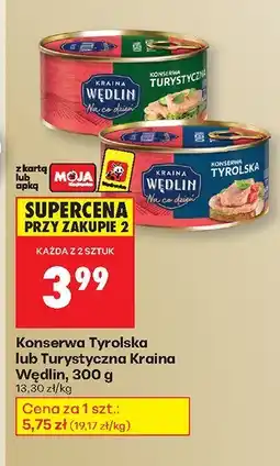 Biedronka Konserwa Tyrolska lub Turystyczna Kraina Wędlin 300 g oferta