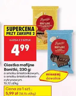 Biedronka Ciastka mafinje Bonitki, 330 g oferta