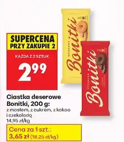 Biedronka Ciastka deserowe Bonitki, 200 g oferta