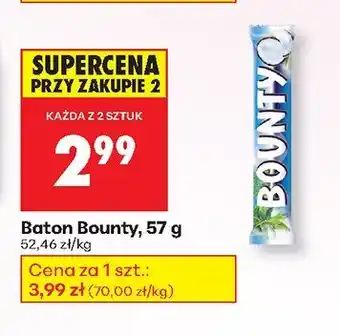 Biedronka Baton Bounty, 57 g oferta