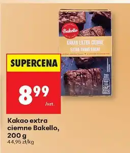 Biedronka Kakao extra ciemne Bakello, 200 g oferta