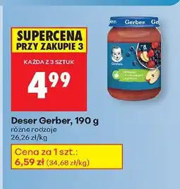 Biedronka Deser Gerber, 190 g oferta