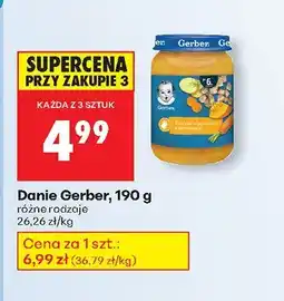 Biedronka Danie Gerber, 190 g oferta