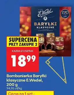 Biedronka Bombonierka Baryłki klasyczne E.Wedel, 200 g oferta