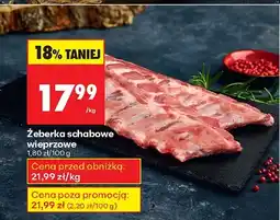 Biedronka Żeberka schabowe wieprzowe Biedronka oferta