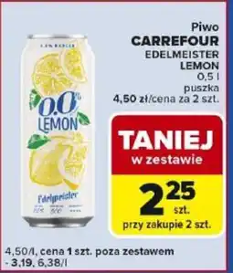 Carrefour Express Piwo CARREFOUR EDELMEISTER LEMON oferta