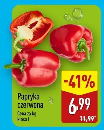 ALDI Papryka czerwona Aldi oferta
