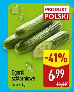 ALDI Ogórki szklarniowe Aldi oferta