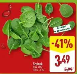 ALDI Szpinak Aldi oferta