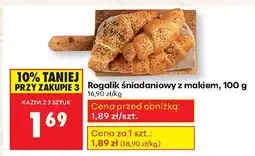 Biedronka Rogalik śniadaniowy z makiem Biedronka oferta