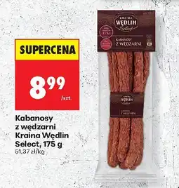Biedronka Kabanosy wędzarnicze Select Kraina Wędlin oferta