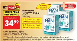 Biedronka Mleko modyfikowane Nan Optipro 2 Nestlé oferta