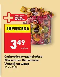 Biedronka Galaretka w czekoladzie Mieszanka Krakowska na wagę Wawel oferta