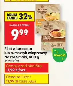 Biedronka Filet z kurczaka Nasze Smaki oferta
