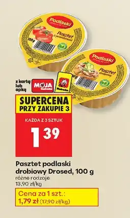 Biedronka Pasztet podlaski różne rodzaje Drosed oferta