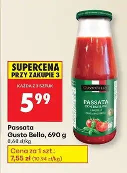 Biedronka Passata pomidorowa Gusto Bello oferta