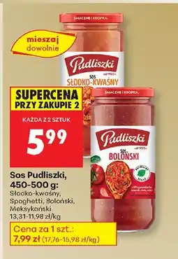 Biedronka Sos słodko-kwaśny Pudliszki oferta