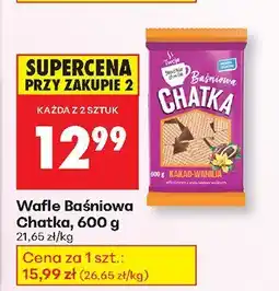 Biedronka Wafle kakao-wanilia Basiowa Chatka oferta