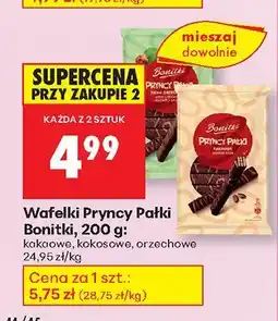 Biedronka Wafelki Pryncypałki kakaowe Bonitki oferta