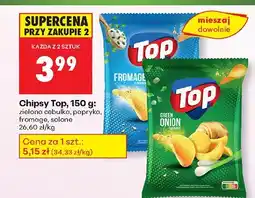 Biedronka Chipsy zielona cebulka Top oferta