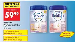 Biedronka Mleko modyfikowane Bebilon Profutura 2 oferta