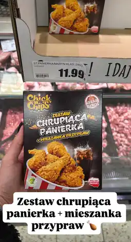 Intermarche Zestaw chrupiąca panierka + mieszanka przypraw 280g Chick'n Chips oferta