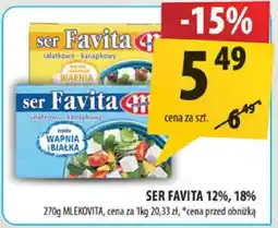 Arhelan Ser Favita sałatkowo-kanapkowy 270g Mlekovita oferta