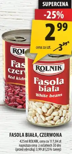 Arhelan Fasola biała, czerwona 425ml Rolnik oferta