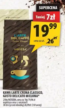 Arhelan Kawa L'Arte del Caffe Crema Classico, Gusto Delicato mielona oferta