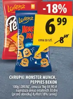 Arhelan Chrupki Monster Munch, Peppies Bekon Lorenz oferta