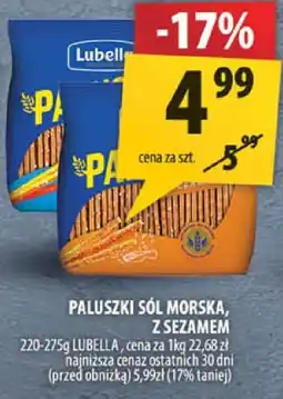 Arhelan Paluszki sol. morska, z sezamem Lubella oferta