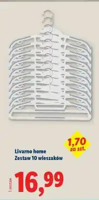 Lidl Livarno home Zestaw 10 wieszaków oferta