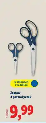 Lidl Zestaw 4 par nożyczek oferta