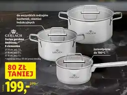 Lidl Gerlach Zestaw garnków AMBIENTE, 6 elementów oferta