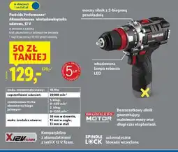Lidl Parkside Performance Akumulatorowa wiertarko-wkrętarka udarowa, 12 V oferta