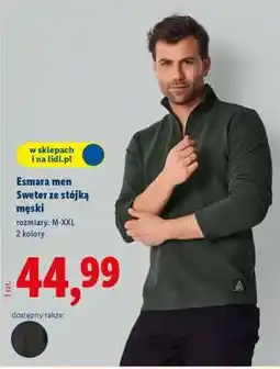 Lidl Esmara men Sweter ze stójką męski oferta
