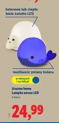 Lidl Livarno home Lampka nocna LED oferta