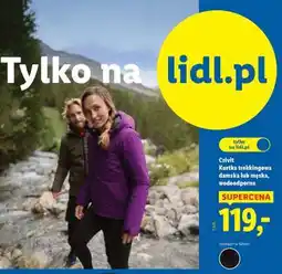 Lidl Crivit Kurtka trekkingowa damska lub męska, wodoodporna oferta