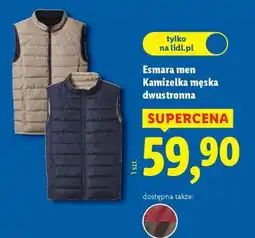 Lidl Esmara men Kamizelka męska dwustronna oferta