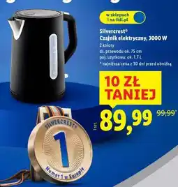 Lidl SILVERCREST Czajnik elektryczny, 3000 W oferta