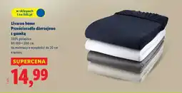 Lidl LIVARNO home Prześcieradło dżersejowe z gumką oferta