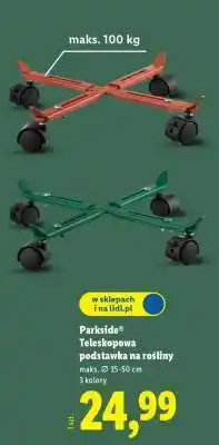 Lidl Parkside Teleskopowa podstawa na rośliny oferta